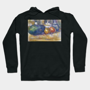 Still Life with a Watermelon and Pomegranates by Paul Cezanne Hoodie